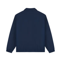 WASHED COACH JACKET van OLAF HUSSEIN in de kleur navy — afbeelding 2 van 3