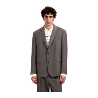 WOOL BLAZER van OLAF HUSSEIN in de kleur bruin — afbeelding 1 van 5