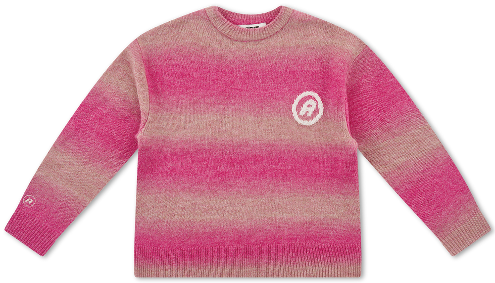 Ombre Crewneck Sweater - Pink Blend