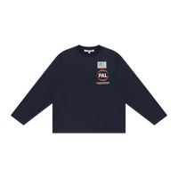 Long Sleeve Graphic T-Shirt - Navy