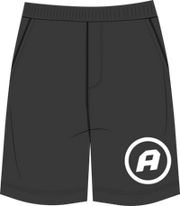Graphic Logo Athletic Shorts - Black