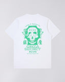 T-shirt with Chest Graphic - White