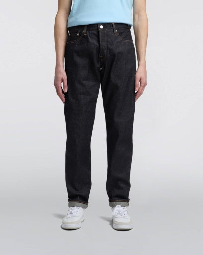 Straight Fit Selvedge Jeans - Dark Blue