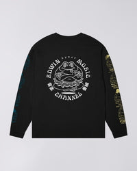 Long Sleeve Graphic T-shirt - Black Multi
