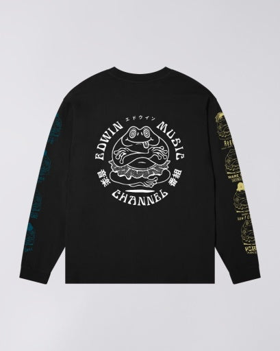 Long Sleeve Graphic T-shirt - Black Multi