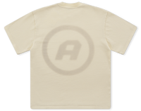 Back Graphic Basic T-Shirt - Cream