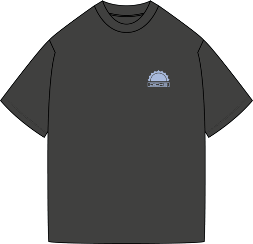 Oversized Logo T-shirt - Charcoal