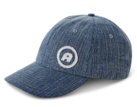 Textured Baseball Cap - Washed Blue