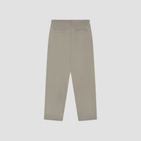 Pleated Straight Leg Pants - Taupe