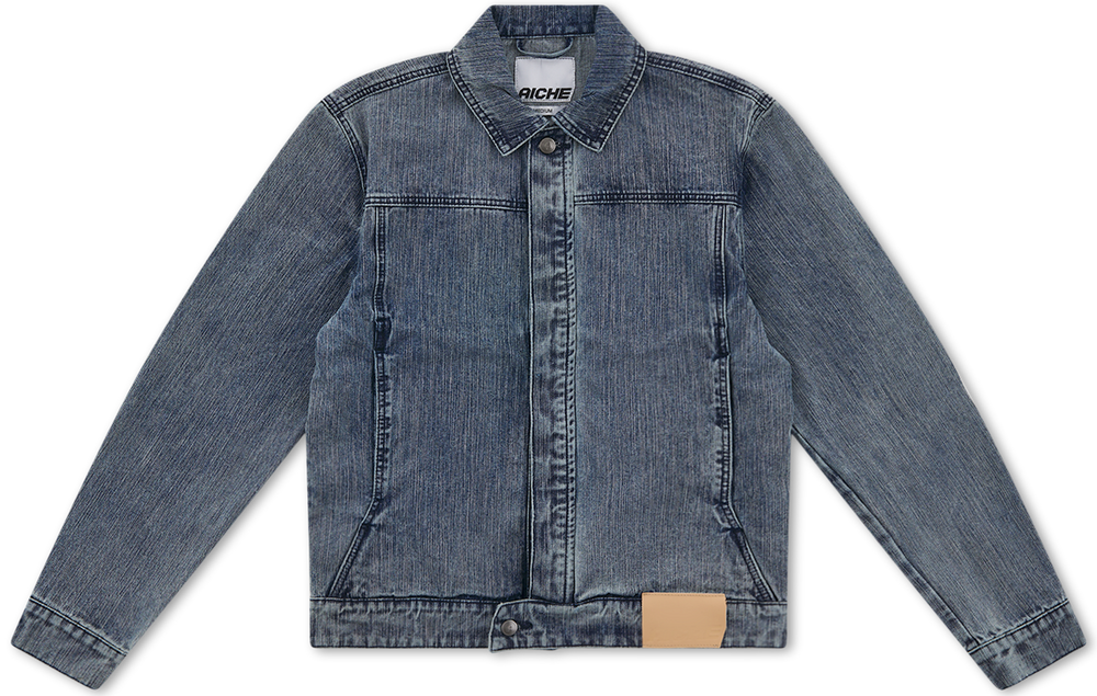 Washed Denim Trucker Jacket - Washed Denim