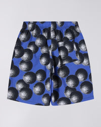 Polka Dot Elastic Shorts - Blue Multi