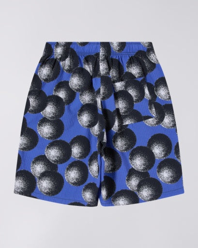 Polka Dot Elastic Shorts - Blue Multi