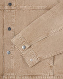 Boxy Fit Denim Jacket - Tan