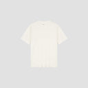 Ribbed Knit Crewneck T-Shirt - Off White