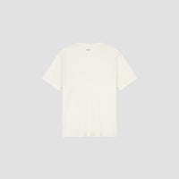 Ribbed Knit Crewneck T-Shirt - Off White