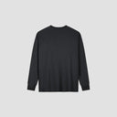 Long Sleeve Embroidered T-Shirt - Charcoal