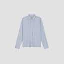 Striped Long Sleeve Shirt - Light Blue Pinstripe