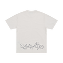Embroidered Logo Graphic T-Shirt - White