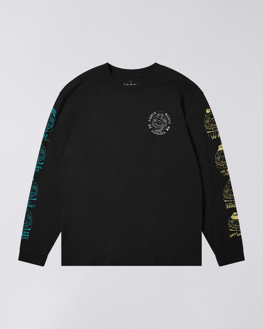 Graphic Long Sleeve T-shirt - Black