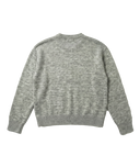 Crewneck Logo Knit Sweater - Grey Mélange
