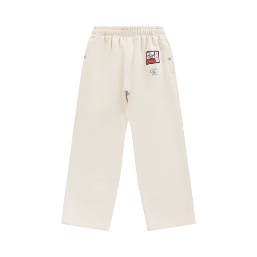 Wide Leg Sweatpants - Cream