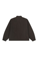 Collared Coach Jacket - Dark Brown