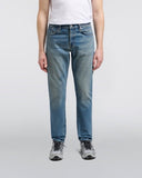 Washed Denim Slim Jeans - Light Blue