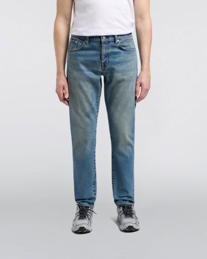 Washed Denim Slim Jeans - Light Blue