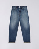 Washed Denim Relaxed Jeans - Washed Blue Denim