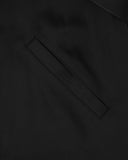 Embroidered Coach Jacket - Black