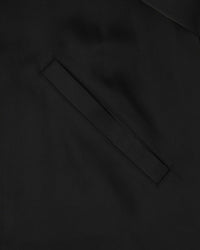 Embroidered Coach Jacket - Black