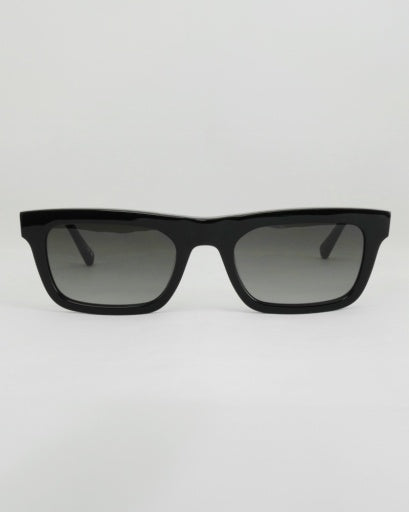 Rectangular Frame Sunglasses - Black