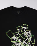 Boxy Fit Graphic Tee - Black
