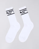 Logo Cuff Sport Socks - White