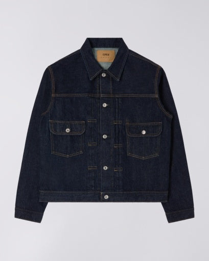 Dark Wash Denim Jacket - Dark Blue Denim