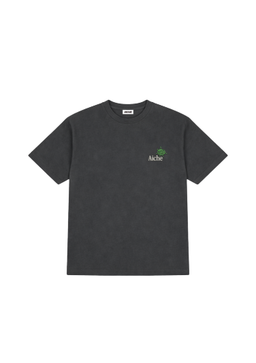 Washed Short Sleeve T-Shirt - Charcoal