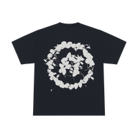 Crewneck T-Shirt Embroidered Logo - Black