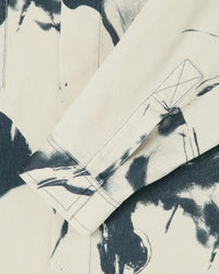 Overshirt Graphic Print - Cream Camo