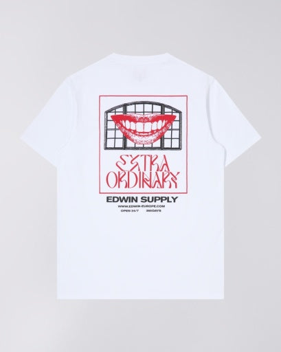 Short Sleeve Logo Tee - White