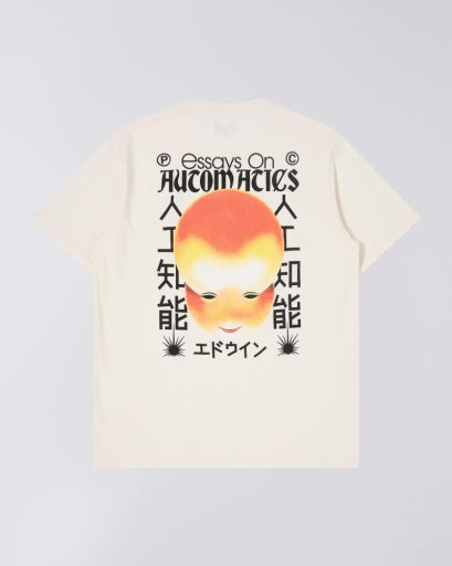 Graphic Print T-shirt - Cream
