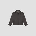 Plaid Zip Through Jacket - Grey Grid