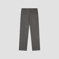 Straight Leg Wool Trousers - Grey
