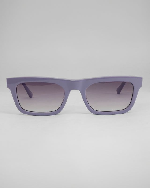 Rectangular Frame Sunglasses - Purple