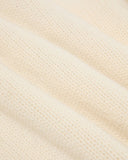Plain Knit Crewneck Sweater - Cream
