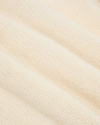 Plain Knit Crewneck Sweater - Cream