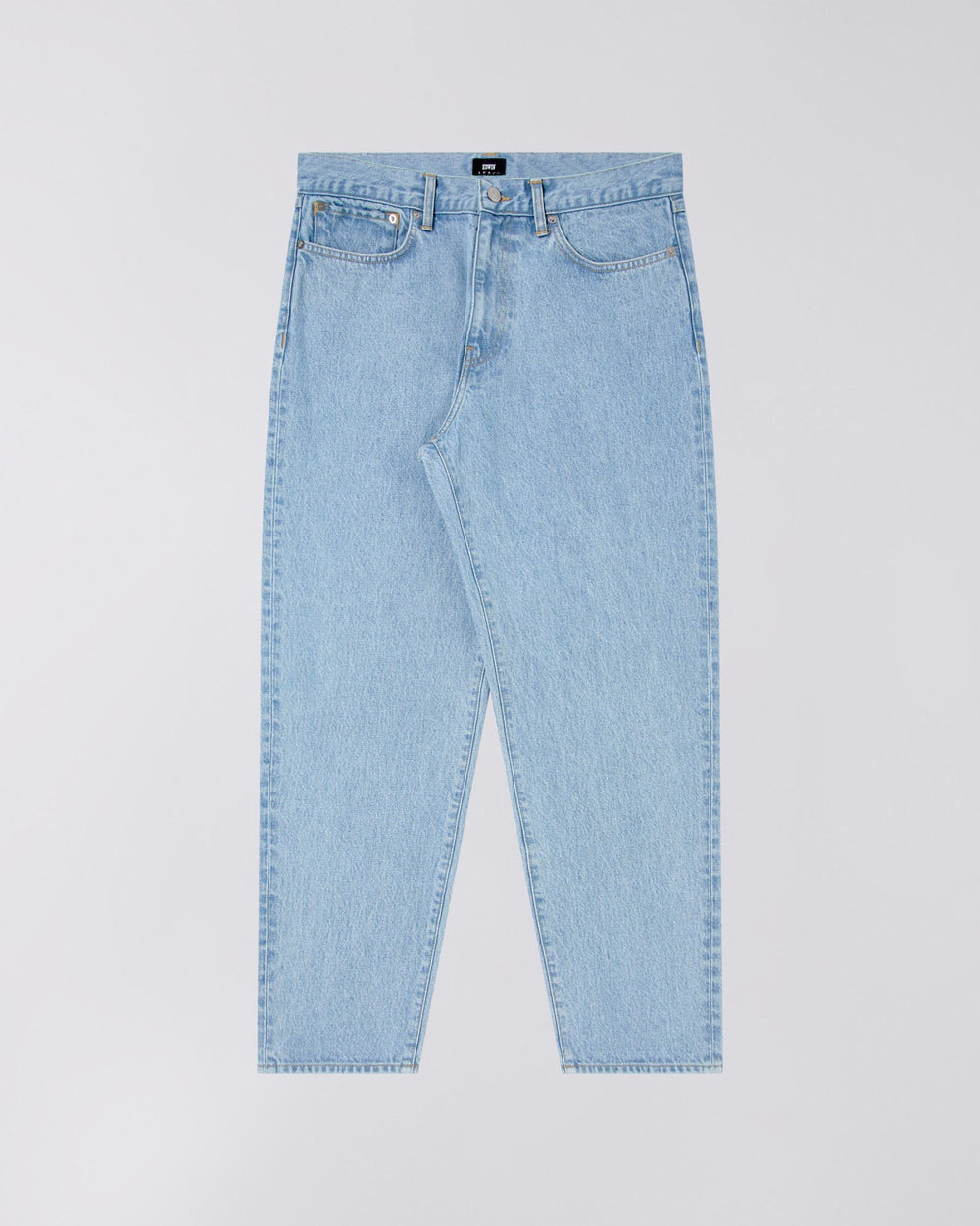 Light Wash Tapered Jeans - Light Blue