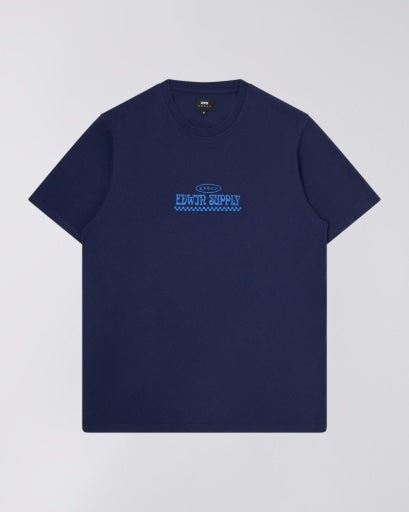 Loose Graphic Logo T-shirt - Navy