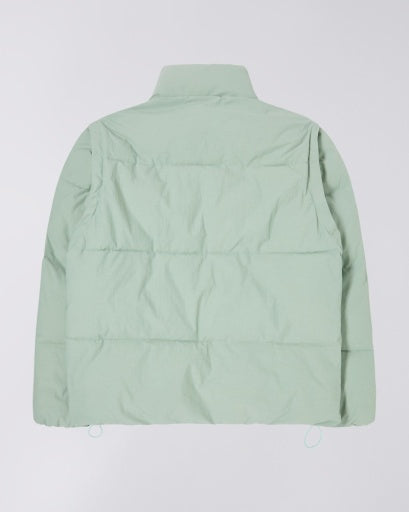 Puffer Stand Collar Jacket - Mint Green