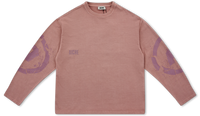 Long Sleeve Graphic Tee - Washed Pink