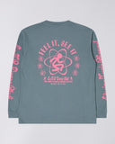 Graphic Sleeve Longsleeve T-shirt - Teal